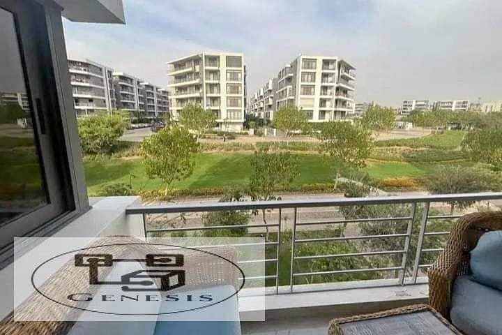 Apartment 150m with a landscape view in the First Settlement at Taj City Compound. 9