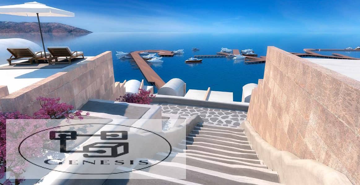 Chalet 120m finishing hotel open view on the sea in IL Monte Galala Ain Sokhna 4