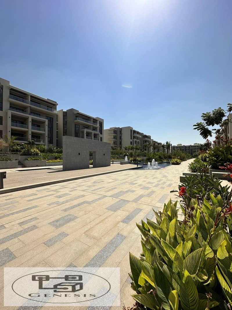 Apartment 121m two rooms + garden in the heart of the Fifth Settlement with Installments The Address East Compound 9