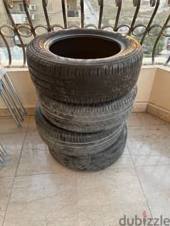 4 Tyres ٤ فرد كاوتش ١٩٥/٦٠/١٥ 0