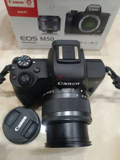 canon m50 mark 1 بحالة ممتازة