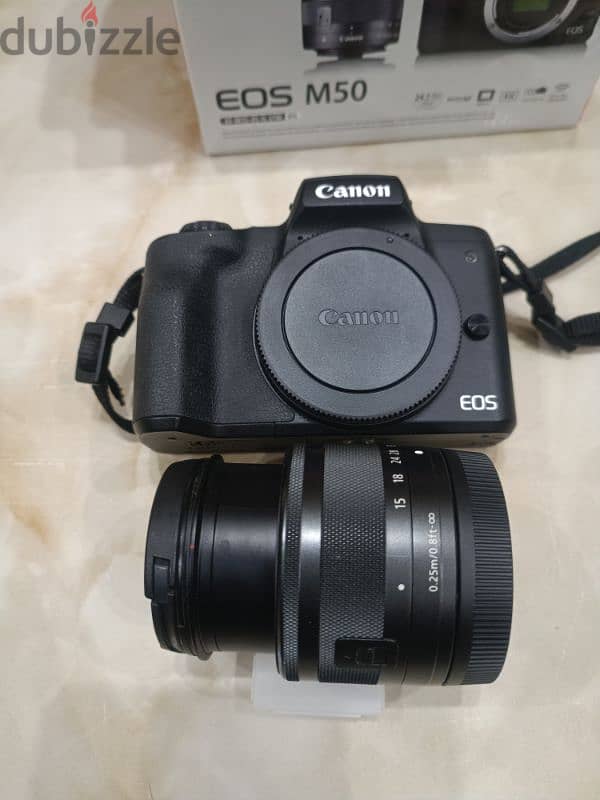 canon m50 mark 1 بحالة ممتازة 2