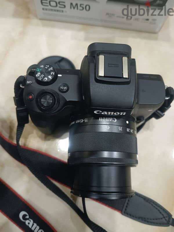 canon m50 mark 1 بحالة ممتازة 3