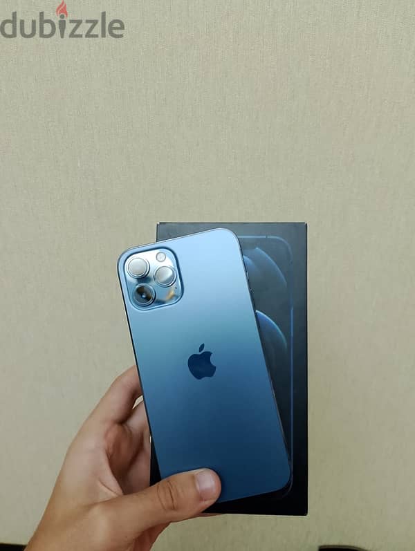 iPhone 12 Pro max 256 gb with box _ ايفون 12 برو ماكس 256 معاه العلبة 0