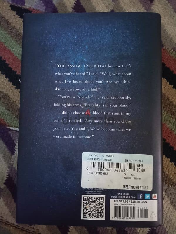 Carve the Mark hardcover novel by Veronica Roth 1