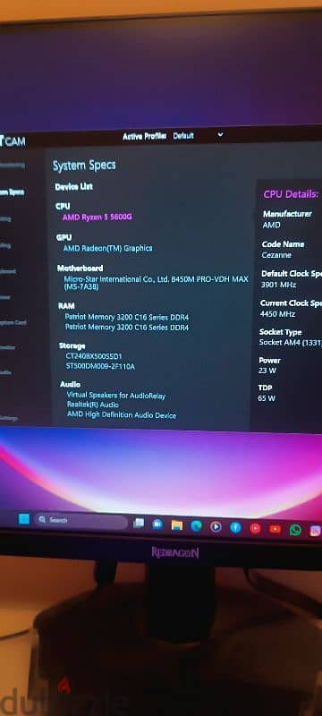 gaming pc Ryzen 5600 G