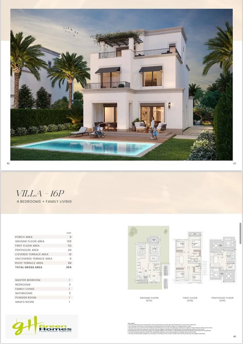 Standalone Villa for sale in uptown Cairo emaar beautiful landscape views, and premium finishing in one of Cairo's most prestigious communities. 1