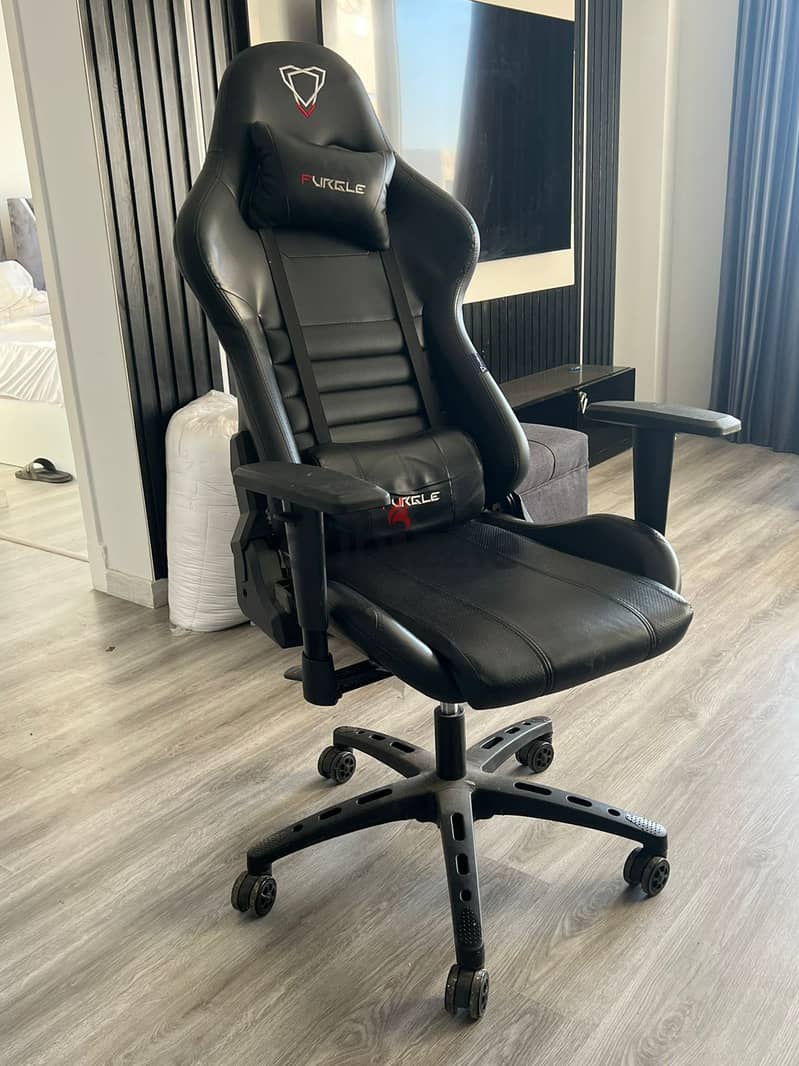 كرسي جيمينج أسود Gaming Chair, Racing Style High-Back Office Chair 1