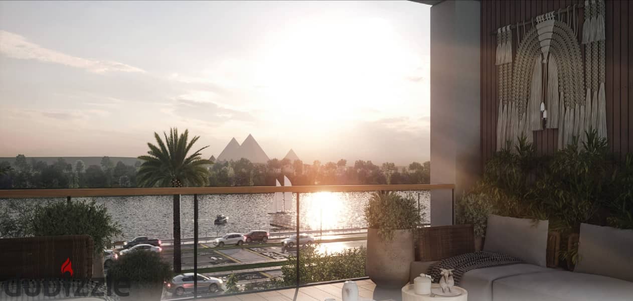 Finished with Acs and furniture, direct view of the Nile 2