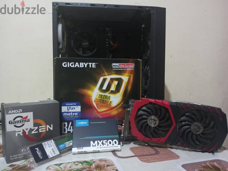 جهاز Ryzen 5 3600 مع كارت Rx 570 3