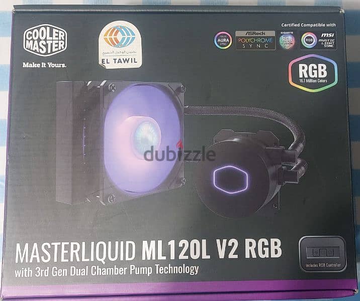 مبرد سائل ( كولر )  CoolerMaster ARGB 2