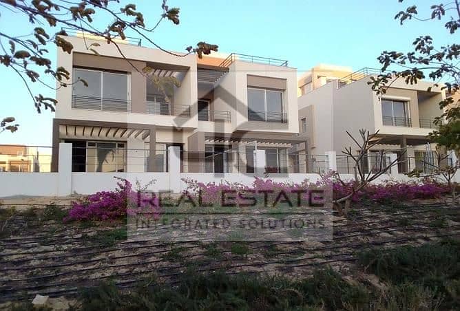 villa 256 m for sale prime location  in palm hills  new cairo compound ready to move 13