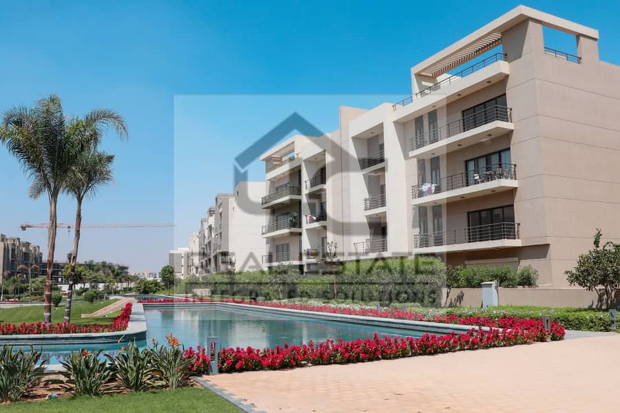 Apartment with a view of finished villas with air conditioners in Al Marasem, Fifth Settlement 4