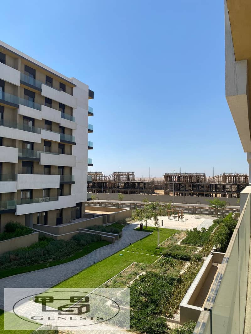 Apartment for sale, fully finished, without down payment, installments over 8 years, without interest, in Al Burouj Compound, El Shorouk 15