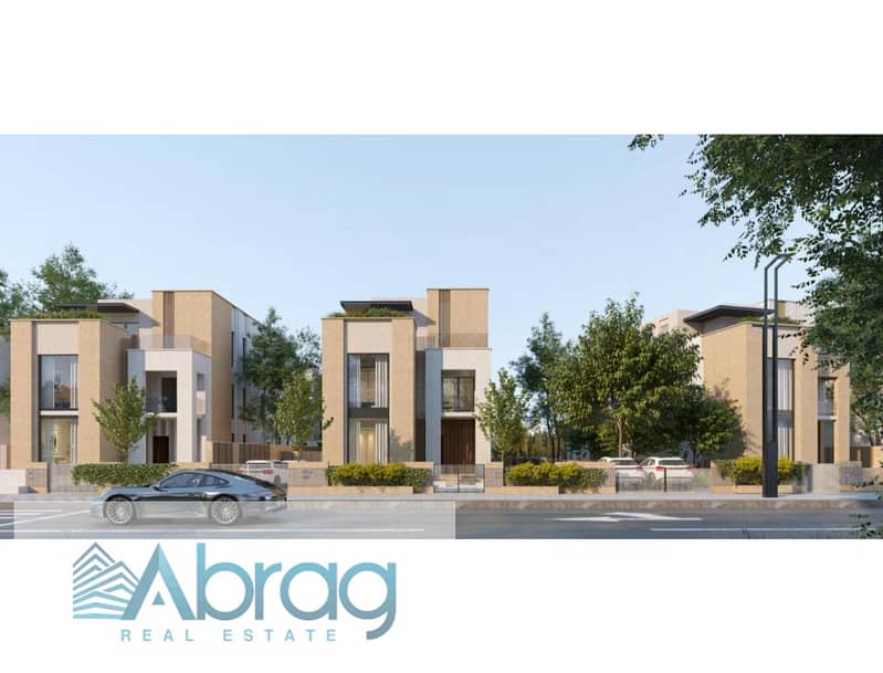 For sale, a duplex with a private garden, 240 square meters, 8-year installments, Sheikh Zayed, next to Al Rabwa Compound 4