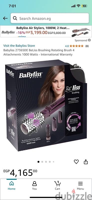 Hair Dryer and volumizer - Multi use - Babyliss brand 1