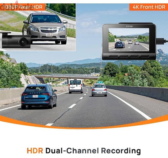 70mai 4K Dashcam A810 with hardware kit 1