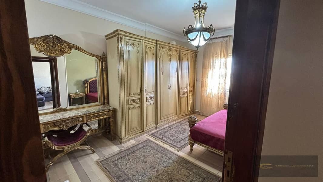 A luxury apartment for rent in the second phase of Beverly Hills Compound in Sheikh Zayed, close to Dahshur Link, and all services are available 11