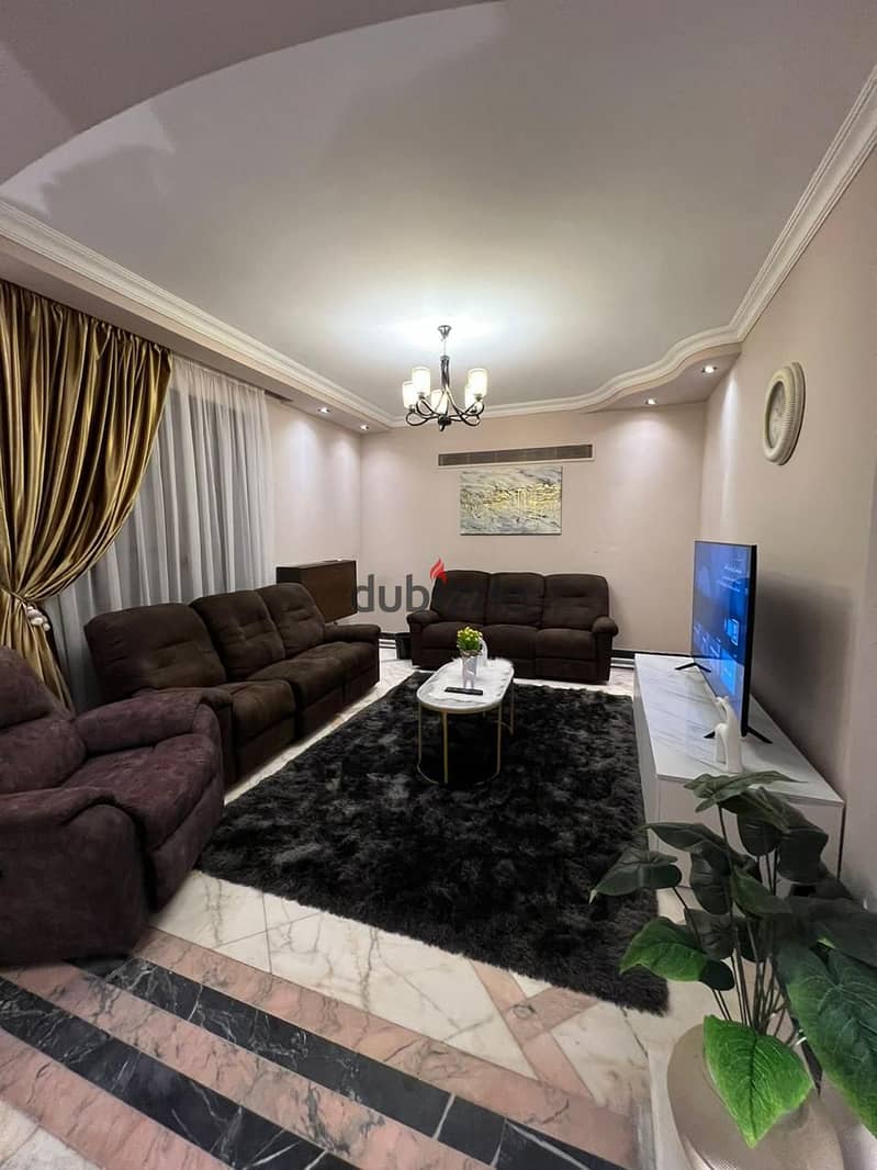 Furnished villa for rent in Safwa Sheikh zayed 12