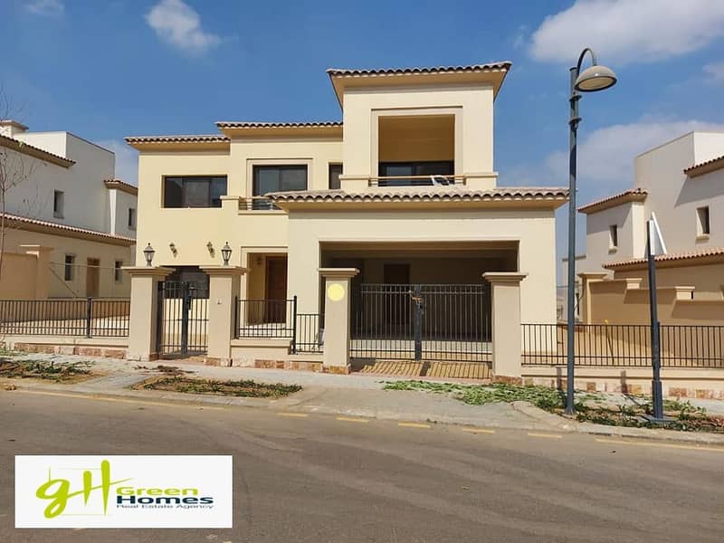 Standalone villa for sale best location Direct Golf View in uptown cairo emaar-mokattam 3