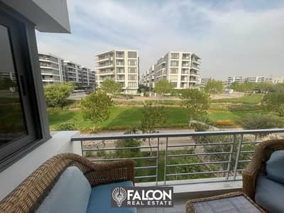 Apartment with a landscape view for sale in interest-free installments in Taj City, next to Swan Lake Hassan Allam