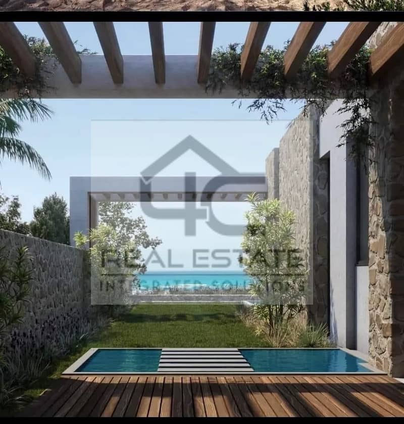 Fully finished townhouse in installments, first row lagoon with garden, open to the largest landscape area 15