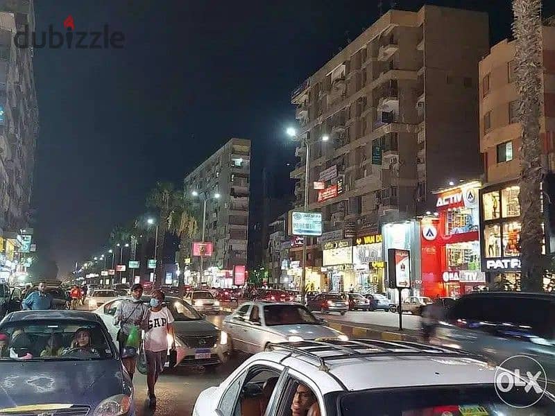 Shop for rent in the first 60 Abbas Al-Akkad, area 300 meters Rent 120 thousand, the most vital streets in Egypt, Abbas Al-Akkad Street, a vital stree 1