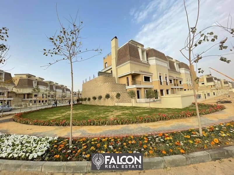 Villa 259m for sale in The Butterfly mostakbal city with installments 8 years 8