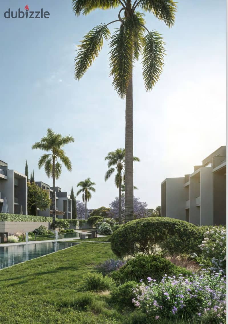 Own an apartment with a landscape view in front of Al Gezira Club, with installments over 8 years, from CLUB HILLS, next to PALM HILLS and NEW GIZA 2