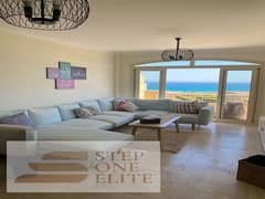 With full sea view, chalet for sale in Telal Ain Sokhna, interest-free installments 0