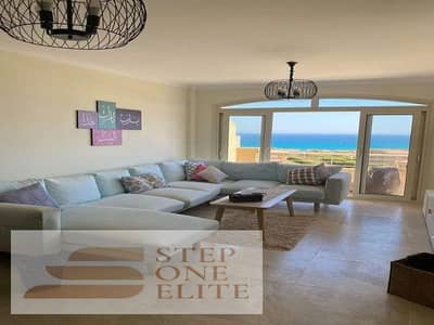 With full sea view, chalet for sale in Telal Ain Sokhna, interest-free installments