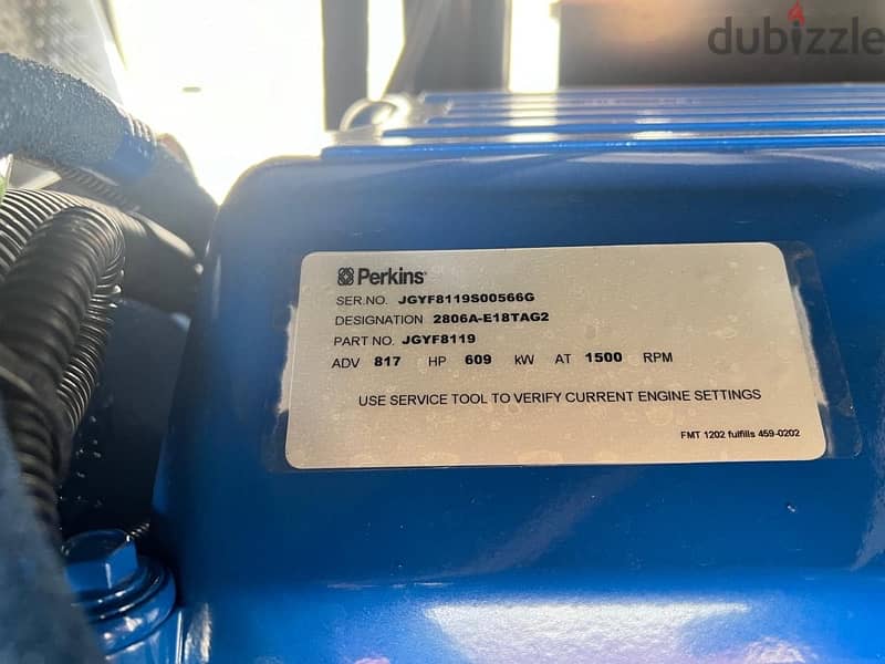 Generator Perkins 710 kva مولد بركنز ٧١٠ كيلوفولت 9