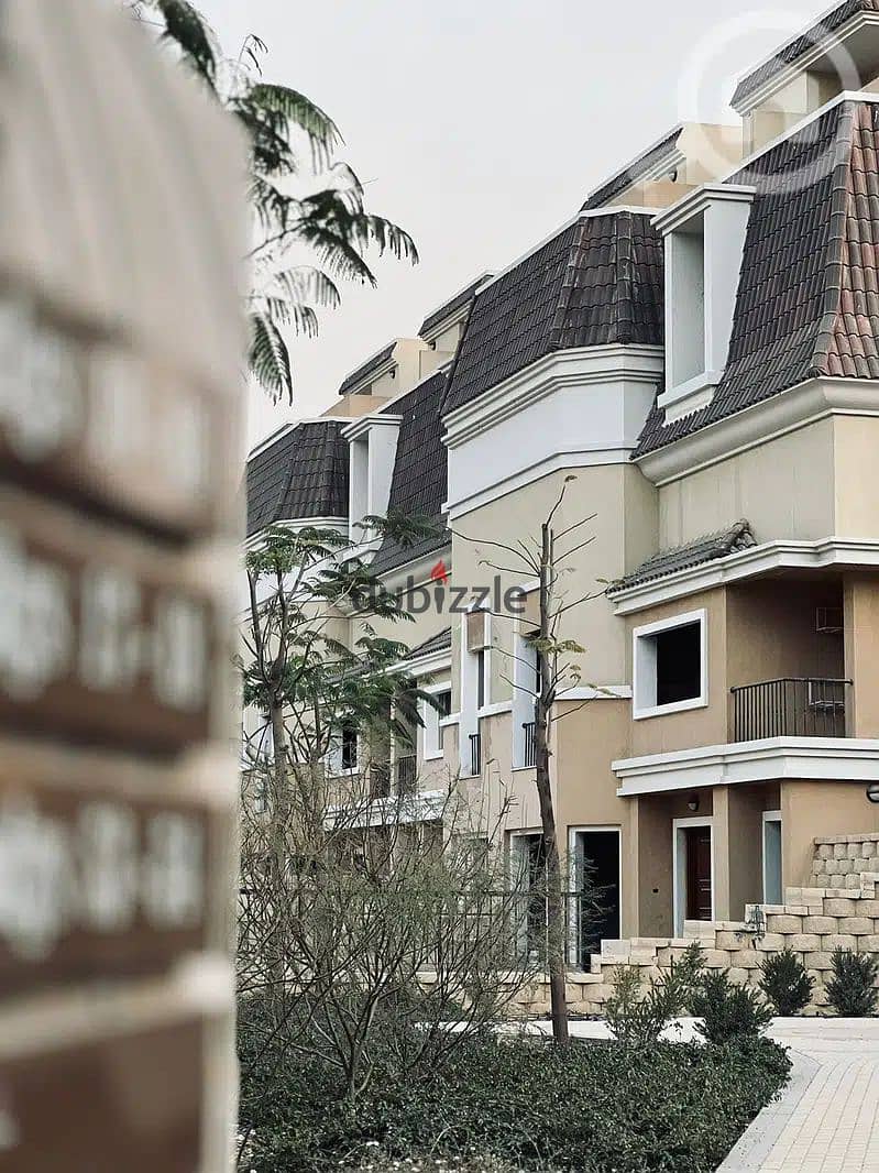 S Villa للبيع مساحة 239م + جاردن و روف في اجدد مراحل كمبوند سراي القاهرة الجديدة  sarai new cairo 0