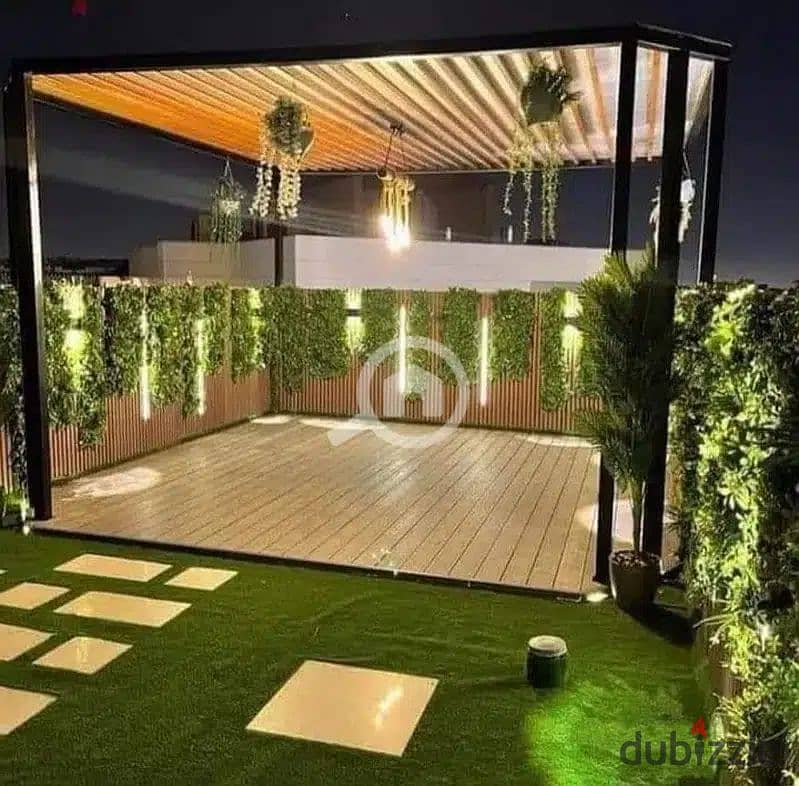 S Villa for sale, area 239 m + garden and roof in the newest phases of Sarai New Cairo Compound 10