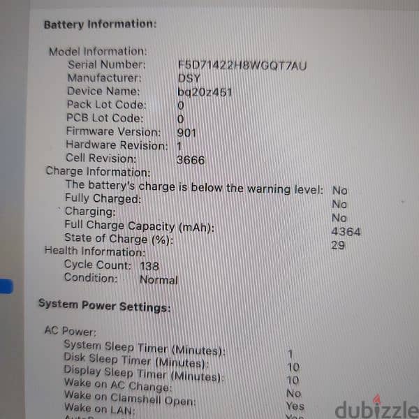 macbook pro 2017 128 gb ram 8 battery count 138 5