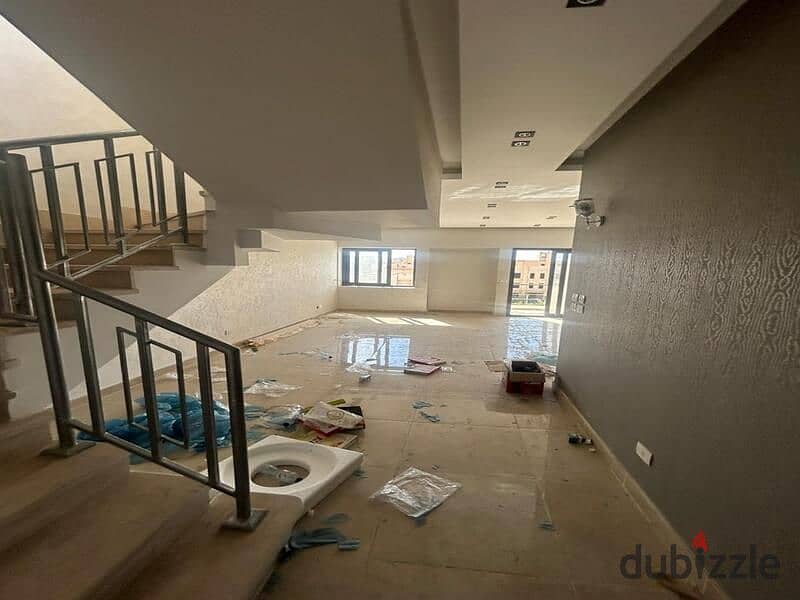 penthouse for rent with kitchen and air conditioners in Al Marasem in Fifth Settlement 10