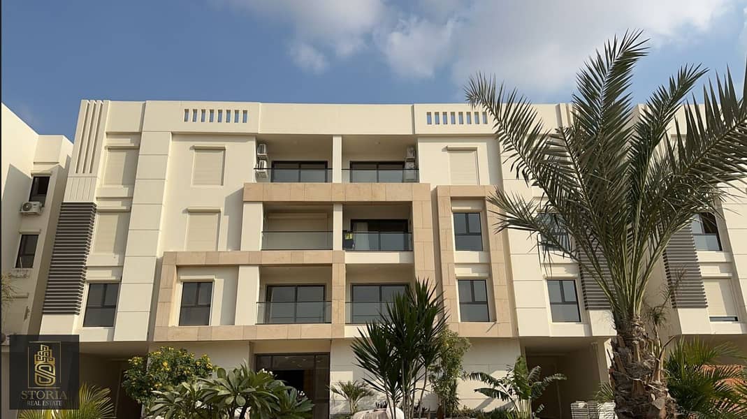 A finished apartment with air conditioners and a kitchen for sale in installments in the heart of the Sheraton, next to Almaza City Center and a minut 9