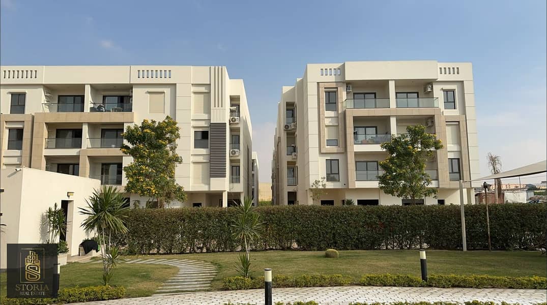 A finished apartment with air conditioners and a kitchen for sale in installments in the heart of the Sheraton, next to Almaza City Center and a minut 14