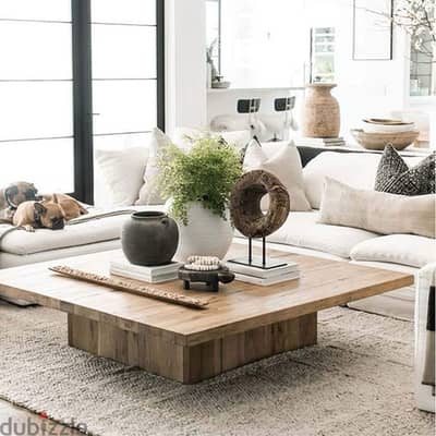 MDF Coffee Table Beige