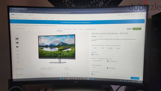 Dell Monitor 32' 4K Curved