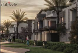 Live in a 3-storey villa with a landscape view, in installments over 9 years, in a prime location in Sheikh Zayed 0