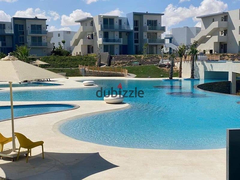 Hotel apartment Garden for sale Furnished Morden in Fouka Bay Compound 8