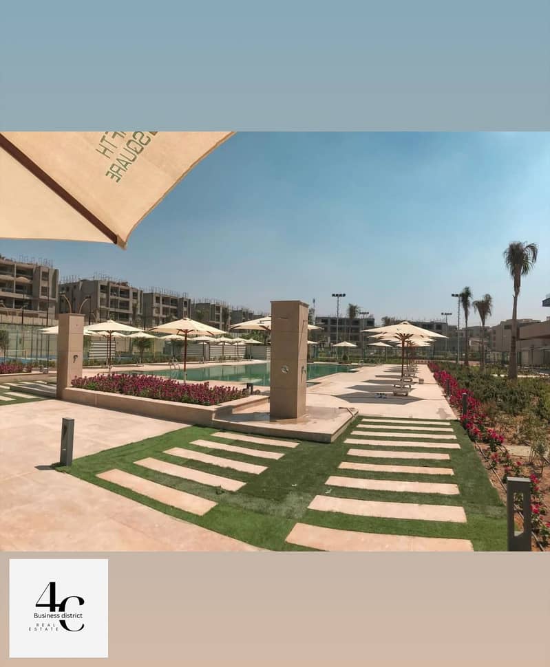 Apartment 178m for sale fullyfinished at the lowest price with instalments view Landscape in Al Marasem Fifth Square Golden Square in Fifth Settlement 4