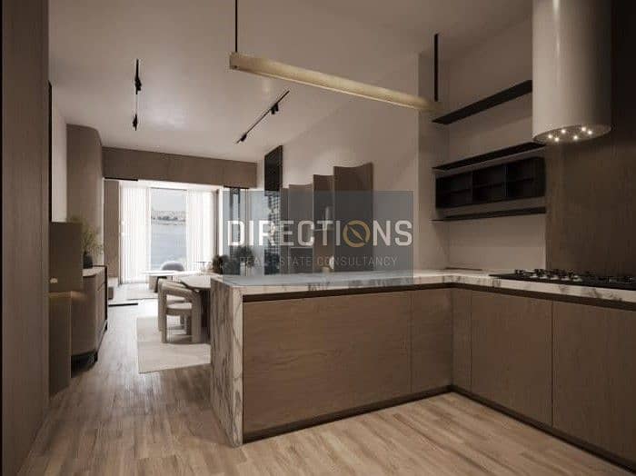 Apartment ready to move, fully finished, with air conditioners and furniture, Nile view, for sale in Maadi 3