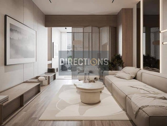 Apartment ready to move, fully finished, with air conditioners and furniture, Nile view, for sale in Maadi 6