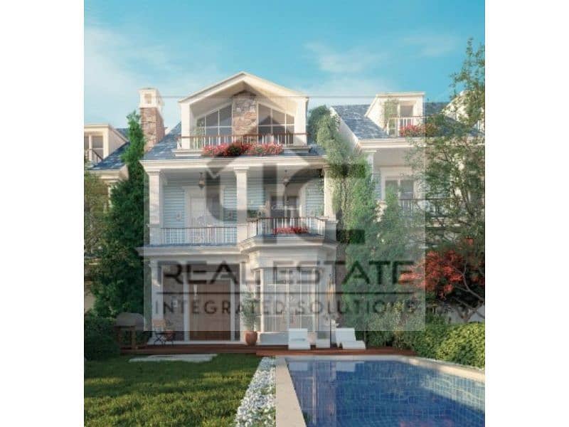 apartment 140 m with garden for sale in mountain view aliva 3 bedrooms  with down payment and installments 6