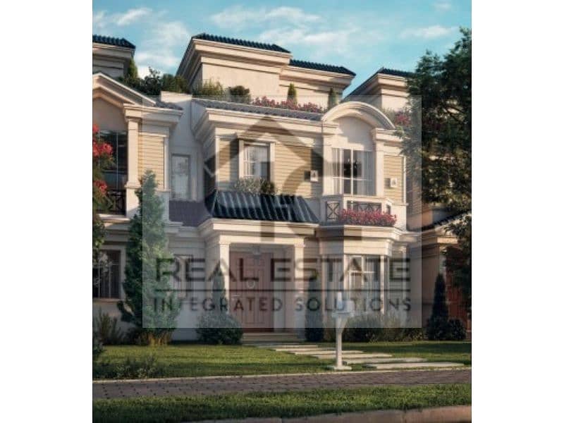 apartment 140 m with garden for sale in mountain view aliva 3 bedrooms  with down payment and installments 8