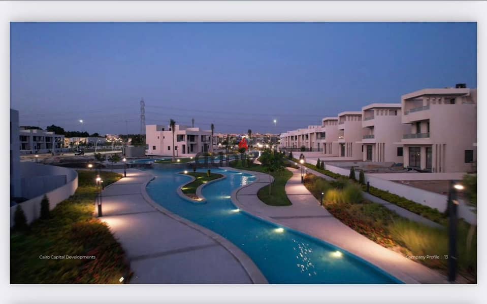 Immediate delivery townhouse, prime location in Lake West on the Dahshour Link in Sheikh Zayed, opposite Beverly Hills. 4