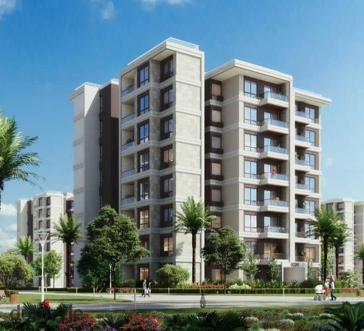 For sale, a apartment of 131 square meters in Nour. Old booking, delivery in 2023. Installments15 years, steps from the services, close to club 0