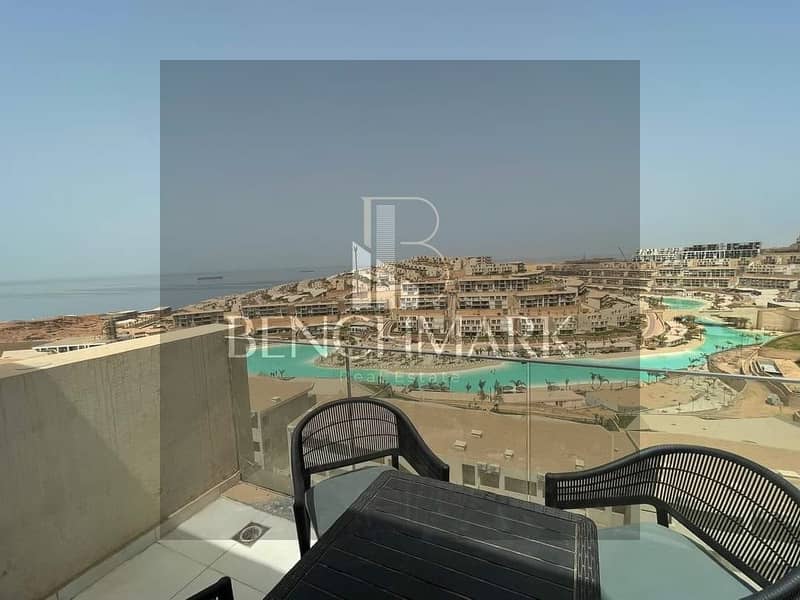 Chalet 100m with garden for sale in Ilmonte Galala village Ain Sokhna Tatweer Misr Company in installments over 10 years without interest 6